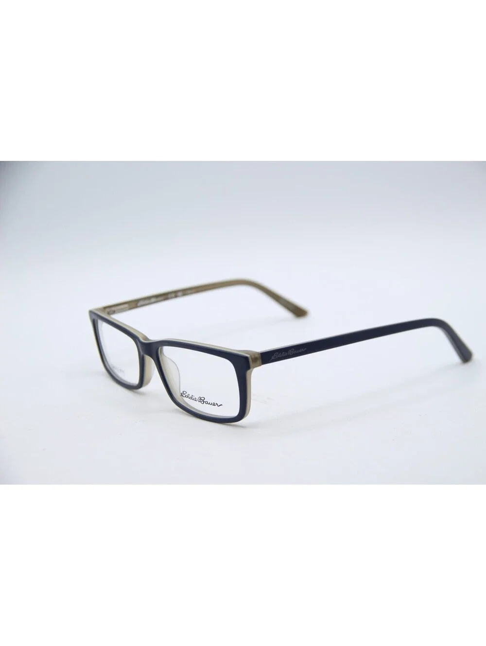 Eddie Bauer Eb32061 Nv Navy Brown Authentic Frames Eyeglasses 52-16 !!!